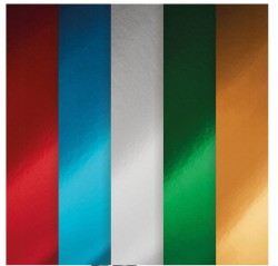 Galeria Papieru Blok A4 mix kartonów lustrzanych METALICZNY POŁYSK  15 ark./op. 210 g/m2