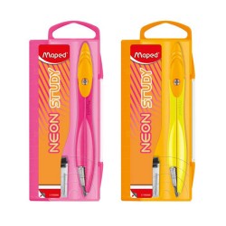 Maped Cyrkiel Study Neon z wkładami graf
