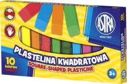 Plastelina 10 Kolorów kwadratowa Astra  303115006