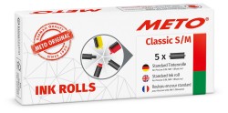 Rolka z tuszem Meto Classic S/M, 5 szt. / opak., tusz do metkownicy M9506060