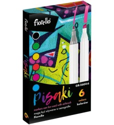 Airbrush markery wymienne 6 kol. Fiorello GR-5604-6