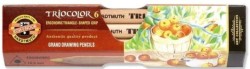  KREDKI TRIOCOLOR 3151  6KOL.  TRÓJKĄTNE GRUBE KOH-I-NOO natureKoh-I-Noor 