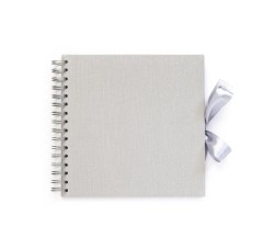 Galeria Papieru Księga weselna Scrapbook Album do zdobienia jasnoszary 205x205mm, 30 kartek 