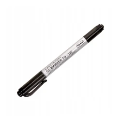 TOMA Marker foliopis dwustronny CD/DVD  czarny 0,5-0,8 mm  