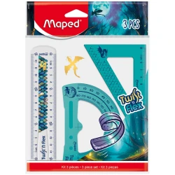 Zestaw Twist’n Flex Mini Dragon niełamliwy linijka 15cm/ekierka/kątomierz