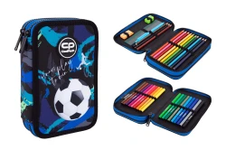 COOLPACK - JUMPER 2 - PIÓRNIK PODWÓJNY Z WYPOSAŻENIEM - FOOTBALL NAVY