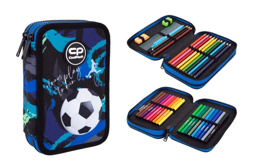 COOLPACK - JUMPER 2 - PIÓRNIK PODWÓJNY Z WYPOSAŻENIEM - FOOTBALL NAVY