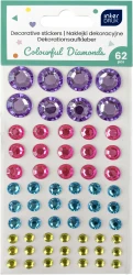 Interdruk Naklejki dekooracyjne 62szt.Colourful Diamonds