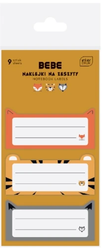 Interdruk Naklejki na zeszyty 9szt. BB Friends BOYS