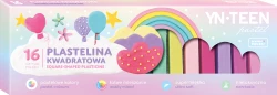 Interdruk Plastelina kwadratowa 16kol. PASTEL