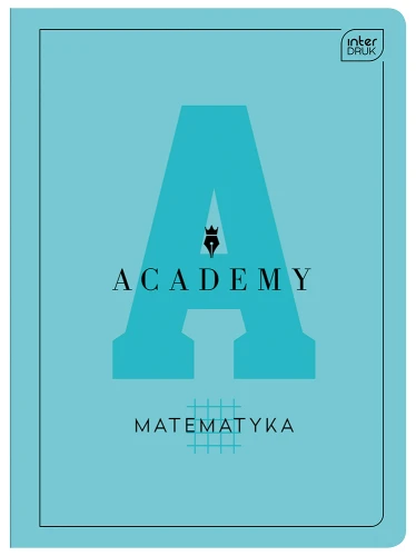 Interdruk Zeszyt A4 60 kartek w kratkę  M 90g Matematyka Academy Hybrid