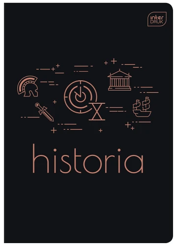 Interdruk Zeszyt A5 60 kartek w kratkę  M 70g UV Historia