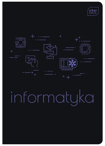 Interdruk Zeszyt A5 60 kartek w kratkę  M 70g UV Informatyka