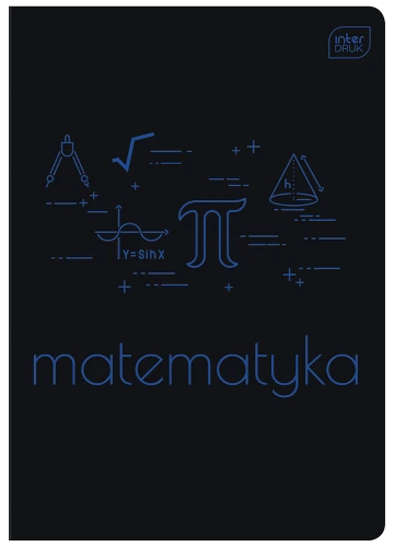 Interdruk Zeszyt A5 60 kartek w kratkę  M 70g UV Matematyka