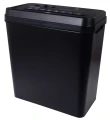 Niszczarka OFFICE PRODUCTS, paski, do 10 kartek A4, kosz 14l, czarna