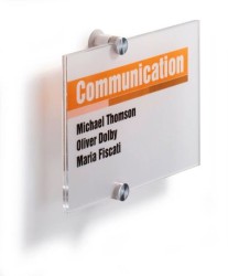 Durable Tabliczka Informacyjna Crystal Sign Rozmiar 148x105mm 482119