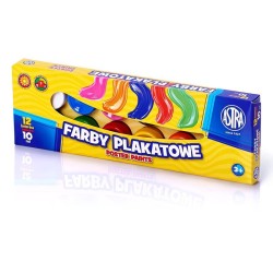 Farby Plakatowe 12 Kolorów 10ml Astra 83115902
