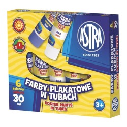 Farby Plakatowe Tuba 6 Kolorów Astra 83119900