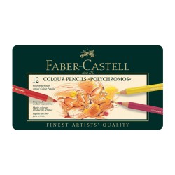 Faber-Castell Kredki Polychromos Zestaw 12 Kolorów  110012 Fc