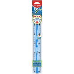 Linijka Flex Elastyczna 30 Cm Gumowy Uchwyt Torebka  244130
