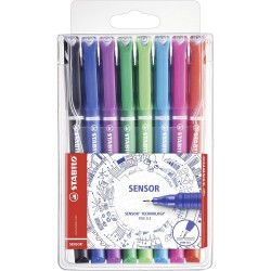 Cienkopis Stabilo Sensor  0,3 Mm Etui 8 Szt.(5)