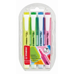 Zakreślacz Swing Cool Etui 4 Sztuki 275-4 Stabilo