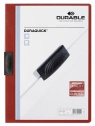 Durable Skoroszyt Zaciskowy A4 Duraquick 20 Czerwony 227003