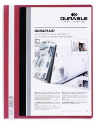 Durable Skoroszyt Prezentacyjny A4 Duraplus 257903 czerwony