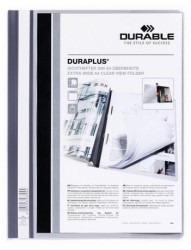 Durable Skoroszyt Prezentacyjny A4 Duraplus 257910 szary