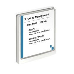 Durable Tabliczka Informacyjna Przydrzwiowa Click Sign 149x148 5mm