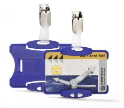 Durable Etui Do Kart Identyfikacyjnych 54x85 Mm Z Klipem