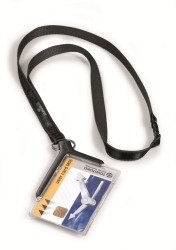 Durable Etui Do Kart Identyfikacyjnych Z Taśmą Tekstylną Card Holder De Luxe