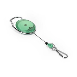 Durable Mechanizm Ściągający Jojo Style Metalowe Zapięcie (Karabińczyk) Długość Linki 80 Cm Zielony 832705