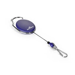 Durable Mechanizm Ściągający Jojo Style Metalowe Zapięcie (Karabińczyk) Długość Linki 80 Cm Granatowy 832707