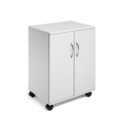 Durable Stolik Biurowy 74/53 Closed Szary 311510