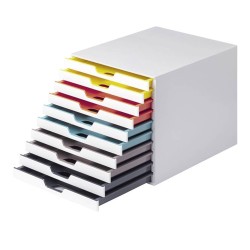 Durable Pojemnik Z 10 Szufladkami Variocolor Mix 763027
