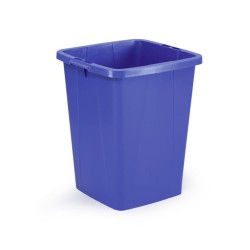 Durable Kosz Na Śmieci 90l Durabin Niebieski Prostokątny 1800474040