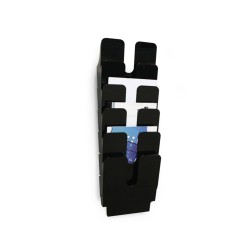 Durable Zestaw 6 pojemników na dokumenty A4 Flexiplus Czarny 1700008061