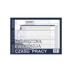 Michalczyk i Prokop Miesięczna Ewidencja Czasu Pracy A4 526-1