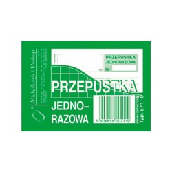 Michalczyk i Prokop Przepustka Jednorazowa A7 571-9