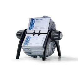 Durable Wizytownik Kartoteka Obrotowa Visifix Flip na 400 wizytówek Czarny 241701