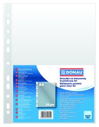Koszulki Na Dokumenty Donau, Pp, A4, Krystal, 50mikr., 25szt.