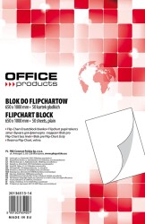 Blok Do Flipchartów Office Products, Gładki, 65x100cm, 50 Kart., Biały